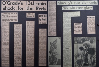 Press report from Adrian Killen's scrapbook